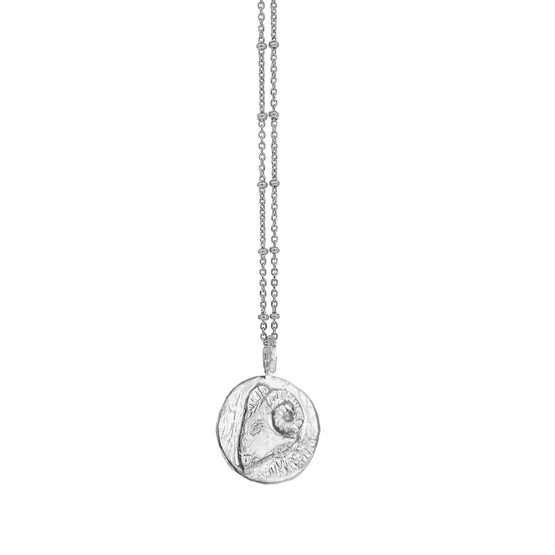 Zodiac Pisces Pendant Necklace Silver