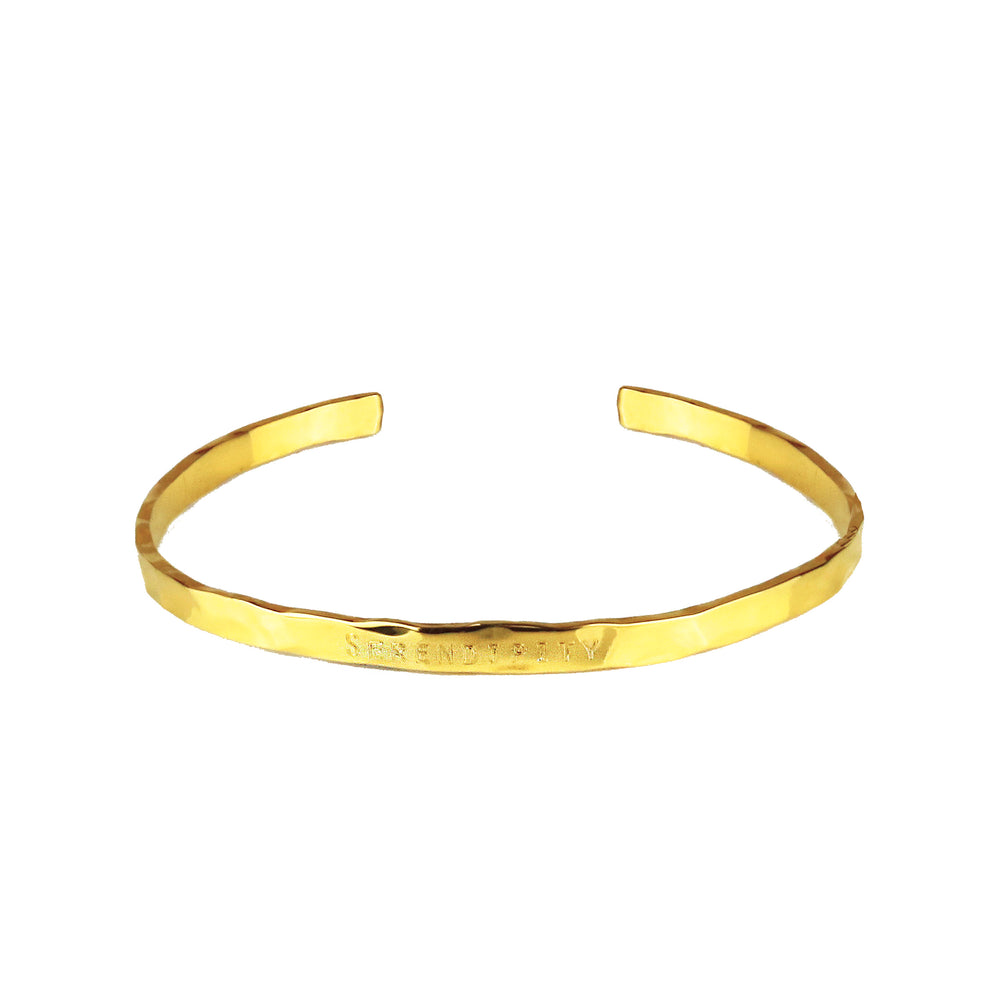 Personalised ID Torque Bangle with Lightly Hammered Finish
