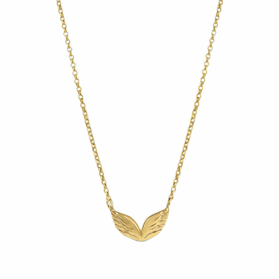 Angel Wings Necklace - Gold