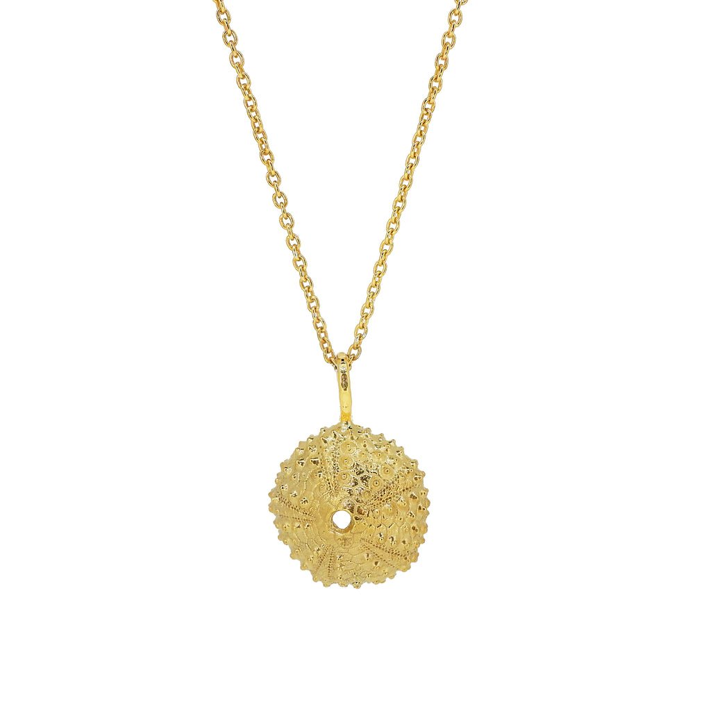 Sea Urchin Necklace - Gold